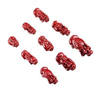 LMRJHAZ Bracelet Natural Cinnabar Feng Shui Charme pour Les Bijoux Faire des Accessoires Cinnabar Pixiu Ornement Méditation Charmes pour Le Collier de Bricolage Bijoux de Bracelet Making Crafting