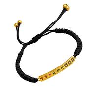 LMRJHAZ Bracelet tissé tressé de Bracelet de Poignet Accessoires Hommes et Femmes Conception de Charme de Mahjong Unique pour l'année de Usure Quotidienne présente