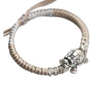 LMRJHAZ Bracelets , Bracelets perles Bracelet de richesse du Feng Shui Dragon Dragon Tibetan 999 Bracelet en argent pur