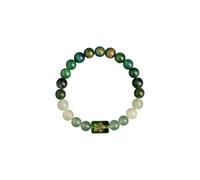 LMRJHAZ Bracelets de fengshi perlé naturels, Crystal d'énergie Cinq Dieux de Richesse Bracelets Bracelets attirent Le Bracelet Extensible en Cristal Blanc Chanceux pour Les Hommes soulagent Le