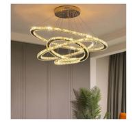 LMRJHAZ Chandeliers de Plafond LED Modernes Villa Luxury pour escalier Living Dinning Room Apartment Exposition Hall Hall Decor (Light Warm, D20x40x60cm)