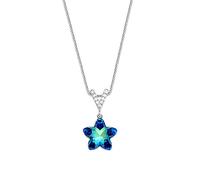 LMRJHAZ Collier de cristal femelle de la chaîne de la clavicule de mode Plum courte