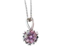 LMRJHAZ Collier en argent Moisanite 1CT avec bijoux pour femmes S925