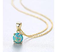 LMRJHAZ Colliers Pure Sterling Silver 925 pour les femmes colorées