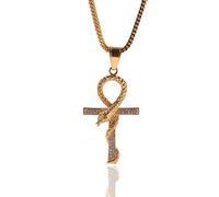 LMRJHAZ Colliers serpentins personnalisés Hip Hop Full Iced Out Cumbic Zirconia Gold Sliver Stone