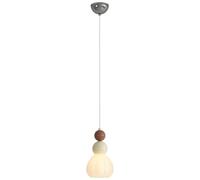 LMRJHAZ Décoration de Maison Mini crème en Verre Lustre Perles colorées