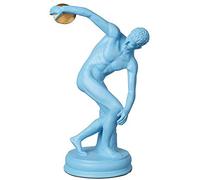 LMRJHAZ Discus Thrower Statue and Sculptures Decor, Nude Male Athlete Greek Roman Figurine Decoration, Art Office Office Shop Window