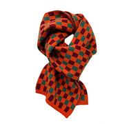 LMRJHAZ Écharpe d'hiver tricotée Chaude pour Femme, écharpe à Carreaux 22 x 170 cm.