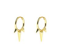 LMRJHAZ Fashion Spike Sterling Silver Hoop Moucles d'oreilles pour Les Femmes Girls Men Hypoallernic Minimaliste Huggie Small Sleeper Hoops Cartilage Cuff Helix Emballage Punk Punk Jewelry