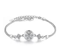 LMRJHAZ femme bracelets dames rondes petits ornements 16 + 3,5 cm