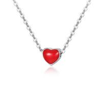 LMRJHAZ Femmes bijoux minuscules rouges amoureuses