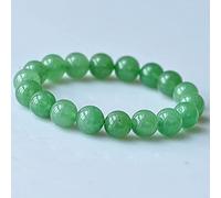 LMRJHAZ Feng Shui Green Aventurine Wealth Bracelet Beads Reiki Crystal Quartz Bracelet Spiritual Chakra Amulet Lucky Ward Off Evil Bracelet Women Men Girls Cadeaux, 8 mm Cinnabar (Couleur: Quartz,