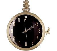 LMRJHAZ Horloge Murale Horloge Murale Moderne Double Face Horloge silencieuse à Double Face Horloge Murale Batterie esthétique Corloge de Luxe Décoration numérique Adesivi da Pate décoration de
