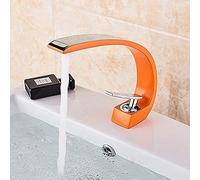 LMRJHAZ Kuche évier robinet bassin robinet Chrome Polonais Piscine Mixer Capite en laiton robinet de la souris simple poignée avec évier évier pied de robinet, chrome salle de bain mélangeur