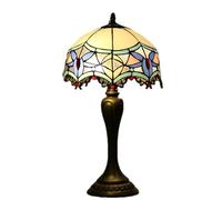 LMRJHAZ Lampe de Table de 12 Pouces Teinte enrage de Lampe Vintage Lampe de Table Méditerranée Restaurant Bar Home Decor Lighting