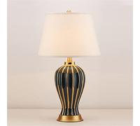 LMRJHAZ Lampe de Table en céramique créative décoration de Chambre à Coucher Lampe de Chevet européen Salon de Mariage Chaud (Couleur: Esprit, Taille: 63x36cm) (Wit 63x36cm)