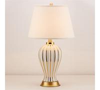 LMRJHAZ Lampe de Table en céramique créative décoration de Chambre à Coucher Lampe de Chevet européen Salon de Mariage Chaud (Couleur: Esprit, Taille: 63x36cm) (Wit 63x36cm)