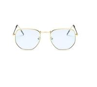 LMRJHAZ Lunettes de Soleil Men Lunes de Soleil SUMPLASE MÉTAL DIRE
