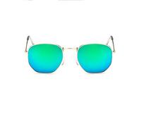 LMRJHAZ Lunettes de Soleil Men Lunes de Soleil SUMPLASE MÉTAL DIRE