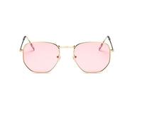 LMRJHAZ Lunettes de Soleil Men Lunes de Soleil SUMPLASE MÉTAL DIRE