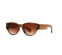 LMRJHAZ Lunettes de soleil rondes 2025 pour homme style été femme lunettes de soleil pour femmes accessoires UV400, marron, Taille unique