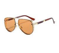 LMRJHAZ Lunettes de soleil vintage gothique steampunk femmes rétro métal punk nuances hommes UV400
