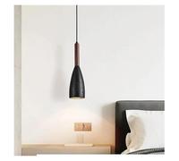 LMRJHAZ Lustre japonais naturel pierre jaune chambre à coucher lustre rétro restaurant design led suspension lampe art décor éclairage (couleur pierre et bois)