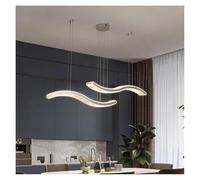 LMRJHAZ Lustres à LED de Luxe Moderne Éclairage de Maison pour la Salle à Manger décorer Les luminaires du Pendentif de Plafond de Lustre intérieur (3 changeables, L140 cm b)