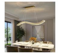 LMRJHAZ Lustres à LED de Luxe Moderne Éclairage de Maison pour la Salle à Manger décorer Les luminaires du Pendentif de Plafond de Lustre intérieur (3 changeables, L140 cm b)