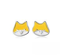 LMRJHAZ Mesdames 925 Boucles d'oreilles animales Mignons Fox Fashion Métroites de Boucles d'oreilles animales créatives Boucles d'oreilles Boucles d'oreilles