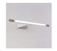 LMRJHAZ Miroir Lumière Avant, Bois Massif Rétro LED Salle de Bain Miroir Lumière Applique Murale Coiffeuse Miroir Armoire Lumière Blanc Chaud, Lampe Miroir (Size 63cm/11W) Intéressant