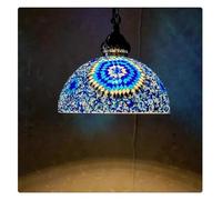 LMRJHAZ Moyen-Orient Style réaliste Restaurant Exotic Hotel Inn Inn Xinjiang Restaurant Cafe Living Room Bedroom Aisle Verre Chandelier (thé 30 cm)