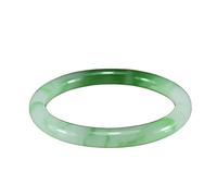 LMRJHAZ Natural Jade Bangle Women Gifts Men Fine Jewelry Jadeite Bangles Jades Bracelets en Pierre Accessoires Bijoux (Gem Couleur: 58 mm)