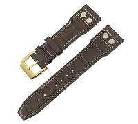 LMRJHAZ pour IW3777 IW3270 Mark 18 Big Pilot's Watch Sangle Bracelets à Feuilles de Vache Doux 20 mm 21 mm 22 mm Band de Montre en Cuir