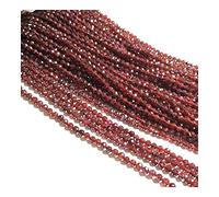 LMRJHAZ pour méditation, Cristaux Ronds à facettes en Pierre Naturelle Petites Perles d'espaceur lâche Perles pour Bijoux Faisant des Accessoires de Bracelet de Collier de Bricolage 2 Cadeau de