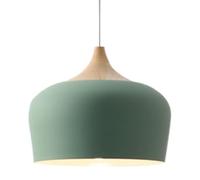 LMRJHAZ Présentant du Plafond Danois Simple Lumière - Lampe Suspendue en métal personnalisée E27, chaner Moderne réglable pour la Cuisine, la Chambre, la Salle à Manger et Le Restaurant (Bleu, 30 cm)