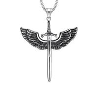 LMRJHAZ Produits de filles 925 Collier d'épée en argent sterling pour femmes, pendentif épée exquis Europe - Collier de poignard pour hommes, collier d'épée de maître pour les cadeaux d'Halloween