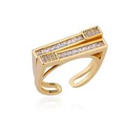 LMRJHAZ Produits Gilles Sings Ring BIELLES Femmes Men Hommes Long Strip Rings for Women Open Ring Band Mariage Cadeaux