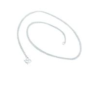 LMRJHAZ Pure S999 Silver Chain Men Femmes Collier de blé Gift 16-27,5 Pouces-2,5 mm, 21,6 Pouces, 7g