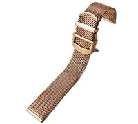 LMRJHAZ Remplacement de la Bande de Montre en Acier Inoxydable de 20 mm 22 mm pour Le Pilote mark18 Bangle de Montre/Or / 20 mm