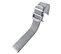 LMRJHAZ Remplacement de la Bande de Montre en Acier Inoxydable de 20 mm 22 mm pour Le Pilote mark18 Bangle de Montre/Or / 20 mm