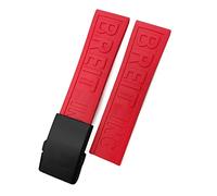 LMRJHAZ Remplacement de la Bande de Montre en Caoutchouc en Silicone tressé de 22 mm pour Une Sangle de Montre de Patrimoine SuperCean Avenger Braceles/Noir 1 Noir / 24 mm