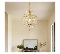 LMRJHAZ Rétro LED Restaurant Lampe Suspendue Décoration de Chambre Balcon Chambre de Luxe Salon Luminaire Luminaire Le Pendentif Lumière (Une Couleur 45 cm)