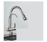 LMRJHAZ Robinet de cuisine pure noire mat