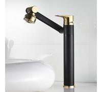 LMRJHAZ Robinet de salle de bain, robinet d'évier de salle de bain, rotatif à 360 °, mélangeur de salle de bain moderne, robinet de lavabo, mélangeur à levier unique, installation à un trou
