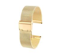 LMRJHAZ Sangle de montre 12 mm / 14 mm / 16 mm / 18 mm / 20 mm / 22 mm / 24 mm Sangle de montre en acier inoxydable