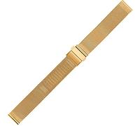 LMRJHAZ Sangle de montre à libération rapide Bobine tressée en acier inoxydable 16 mm 18 mm 20 mm 22 mm Accessoires de montre de remplacement / 22 mm/argent