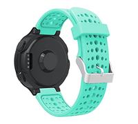 LMRJHAZ Soft Silicone Watch Strap Remplacement du bracelet Wrist Watch For Forerunner 220/230/235/620/630 Watchband avec outils/rose noir