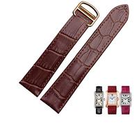 LMRJHAZ STRAP DE MONTRATION DE COURTRE VOLAIRE VOLIQUE 1617/18/20/22/23/24 / 25 mm pour hommes/femme Remplacer les bandes de montre pour Cartier Tank Solo