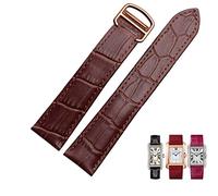 LMRJHAZ STRAP DE MONTRATION DE COURTRE VOLAIRE VOLIQUE 1617/18/20/22/23/24 / 25 mm pour hommes/femme Remplacer les bandes de montre pour Cartier Tank Solo